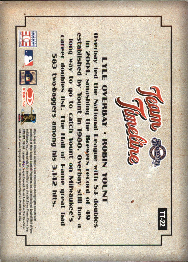 Carte Inserte Diamond Kings Baseball 2005 "Team Timeline" - Foto 27 di 33