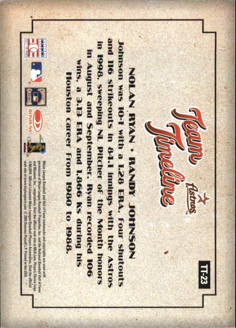 Carte Inserte Diamond Kings Baseball 2005 "Team Timeline" - Foto 29 di 33