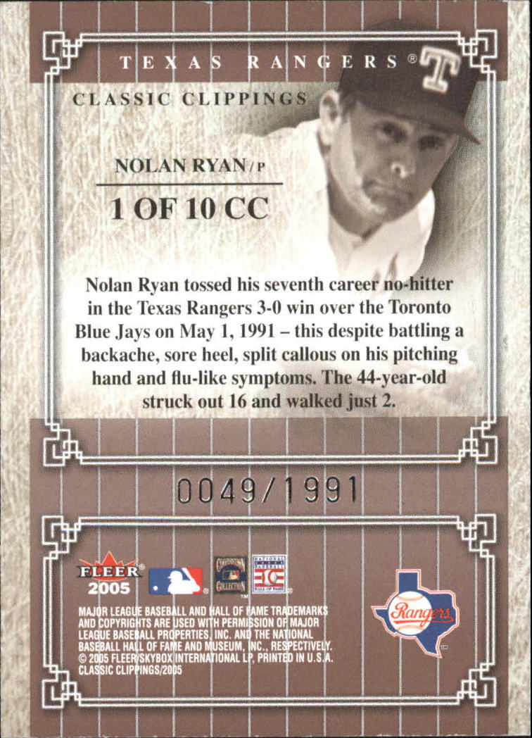 2005 Classic Clippings BB #s 1-125 +Inserts (A7310) - You Pick - 10+ FREE SHIP - Picture 161 of 173