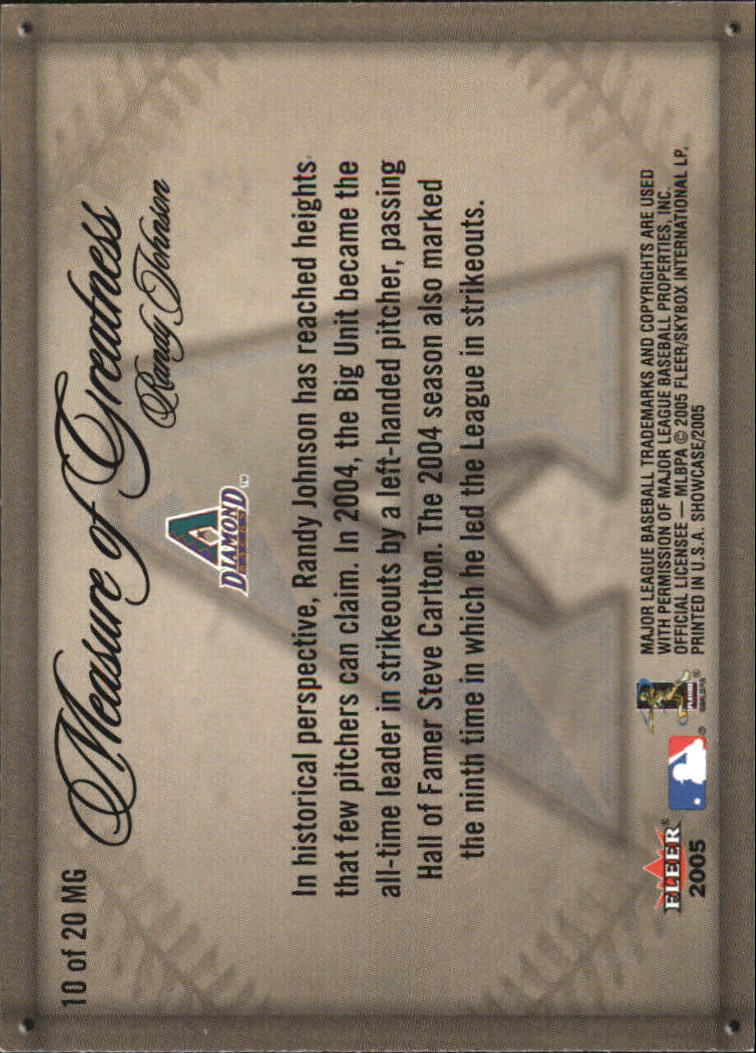 Tarjetas de béisbol Fleer Showcase 2005 "insertar" - Imagen 9 de 15