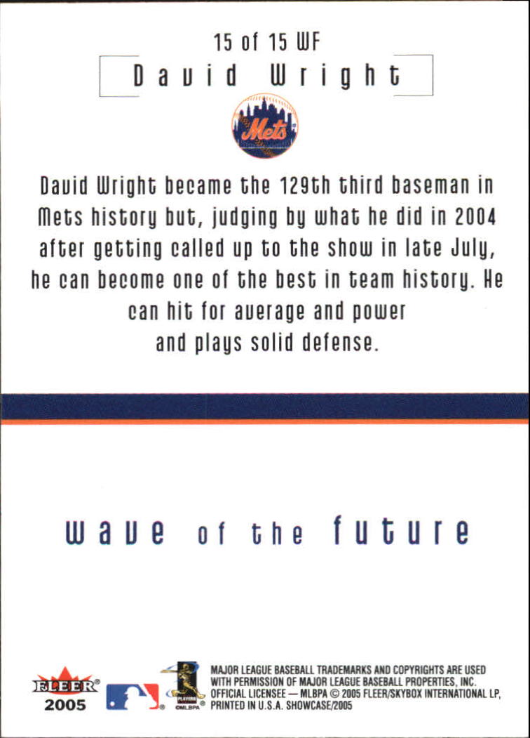 Tarjetas de béisbol Fleer Showcase 2005 "insertar" - Imagen 15 de 15