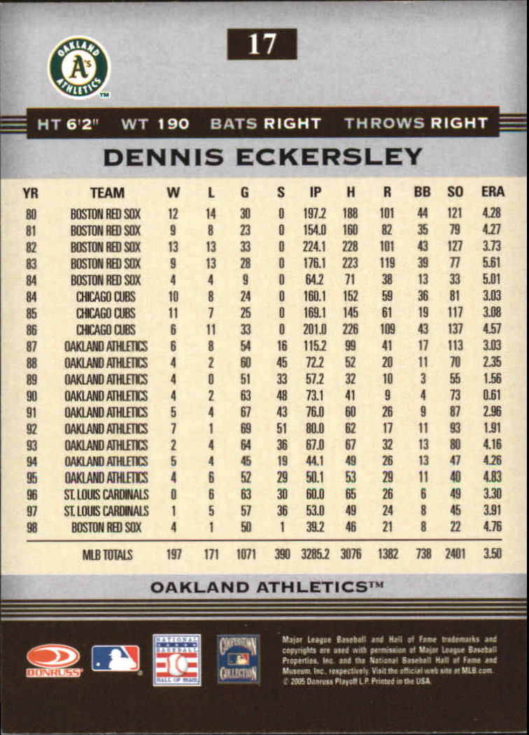 2005 Donruss Greats Baseball "Holofoil" Parallel Cards - Picture 17 of 93