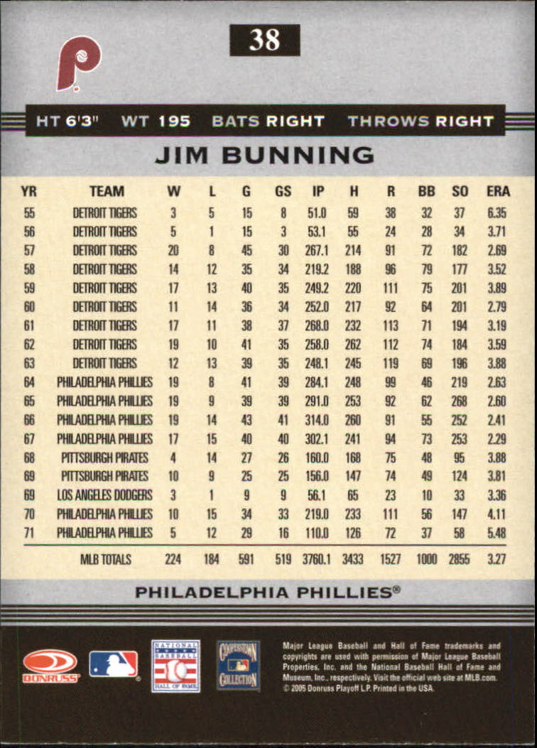 2005 Donruss Greats Baseball "Holofoil" Parallel Cards - Picture 29 of 93