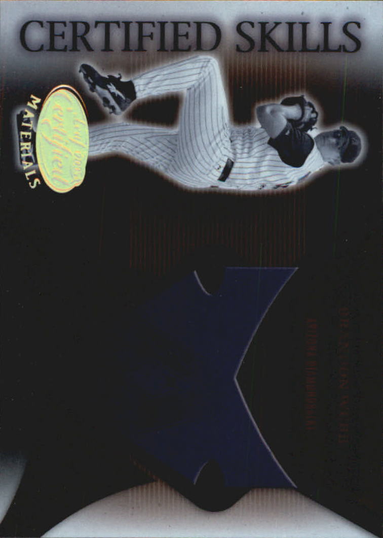 2005 Leaf Certified Materials Baseball "Skills" Insert and Mirror Cards - Picture 8 of 75