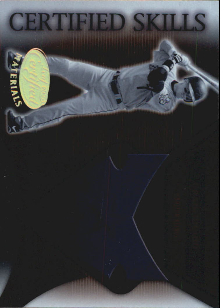 2005 Leaf Certified Materials Baseball "Skills" Insert and Mirror Cards - Picture 10 of 75