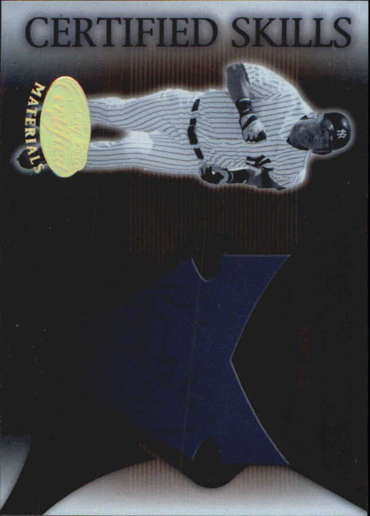 2005 Leaf Certified Materials Baseball "Skills" Insert and Mirror Cards - Picture 18 of 75