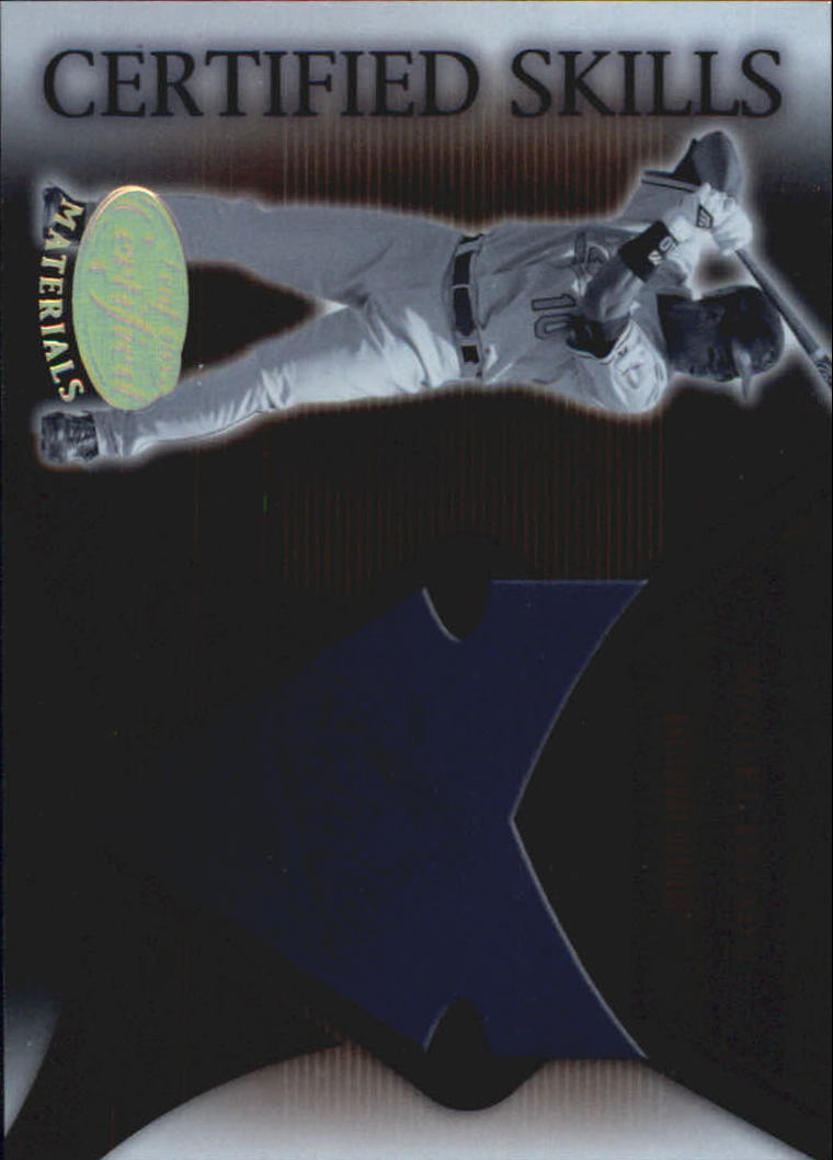 2005 Leaf Certified Materials Baseball "Skills" Insert and Mirror Cards - Picture 38 of 75