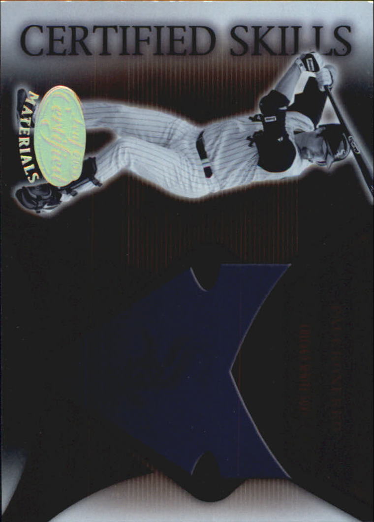 2005 Leaf Certified Materials Baseball "Skills" Insert and Mirror Cards - Picture 40 of 75