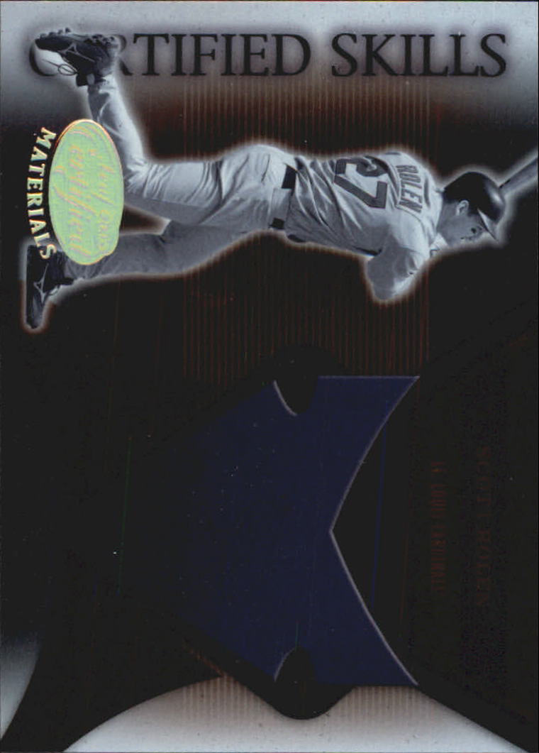 2005 Leaf Certified Materials Baseball "Skills" Insert and Mirror Cards - Picture 42 of 75