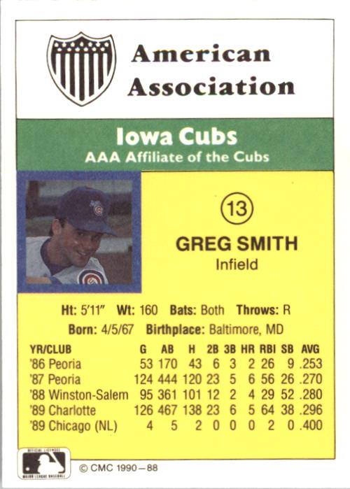 A8016- 1990 CMC Minor League Baseball Cards GROUP3 -You Pick- 15+ FREE US SHIP - Picture 20 of 107