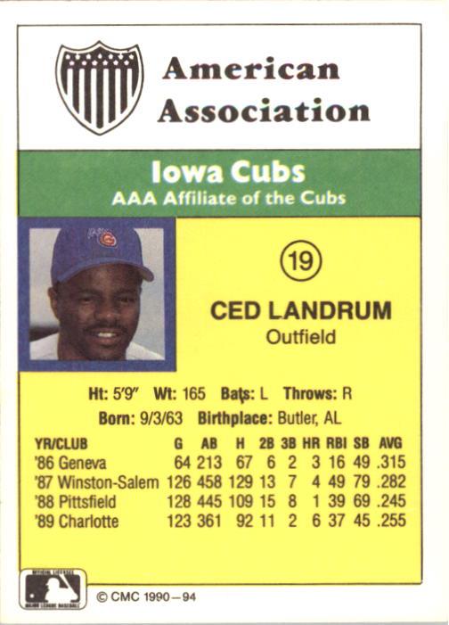 A8016- 1990 CMC Minor League Baseball Cards GROUP3 -You Pick- 15+ FREE US SHIP - Picture 27 of 107