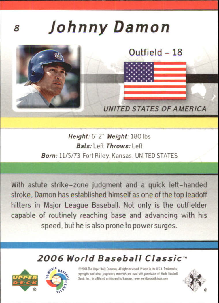 2006 Upper Deck World Baseball Classic Box Set Baseball Card Pick - Picture 9 of 75