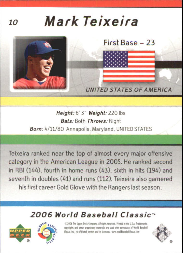2006 Upper Deck World Baseball Classic Box Set Baseball Card Pick - Picture 13 of 75