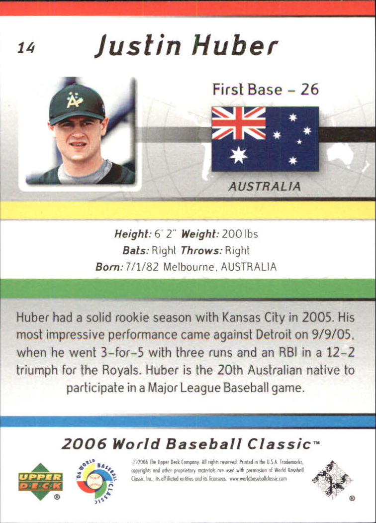 2006 Upper Deck World Baseball Classic Box Set Baseball Card Pick - Picture 21 of 75