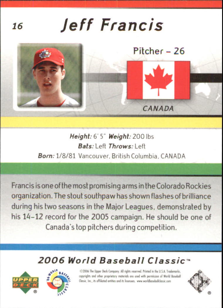 2006 Upper Deck World Baseball Classic Box Set Baseball Card Pick - Picture 25 of 75