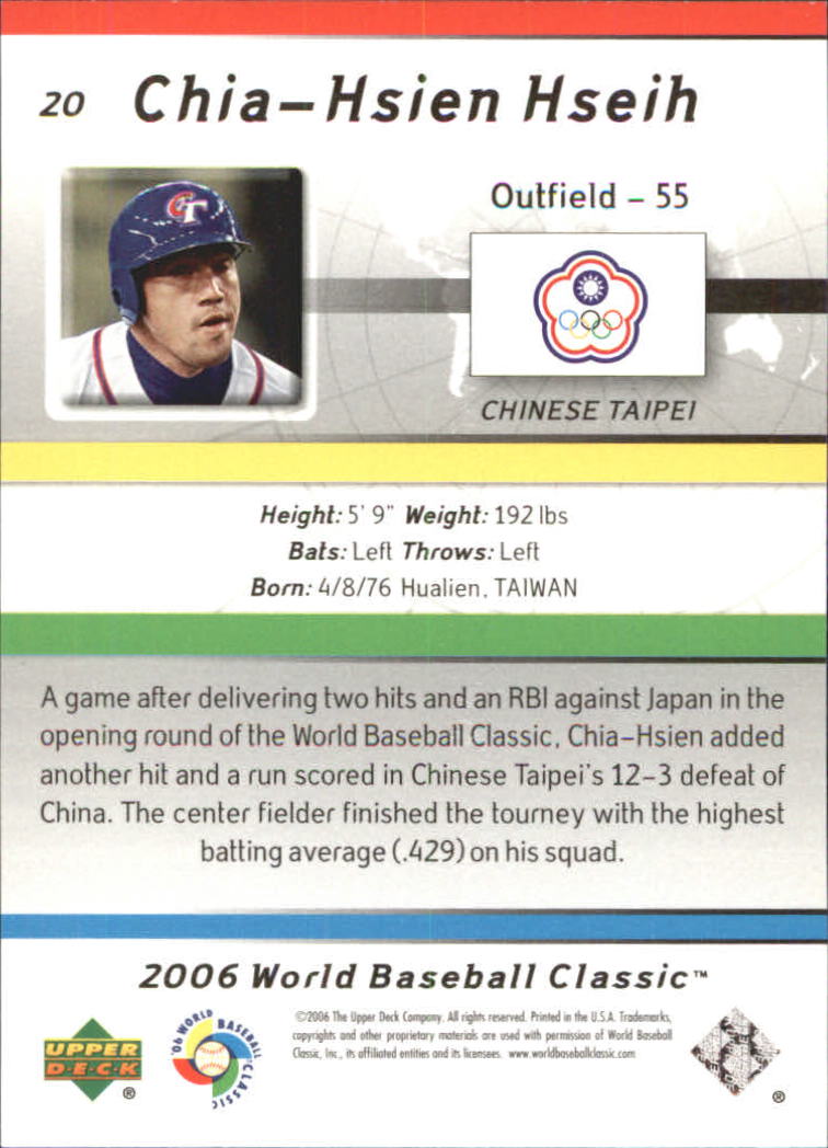 2006 Upper Deck World Baseball Classic Box Set Baseball Card Pick - Picture 33 of 75