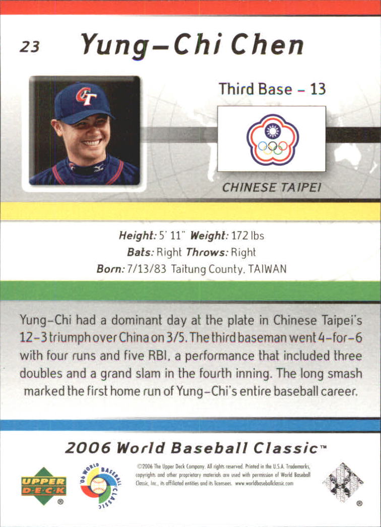 2006 Upper Deck World Baseball Classic Box Set Baseball Card Pick - Picture 37 of 75
