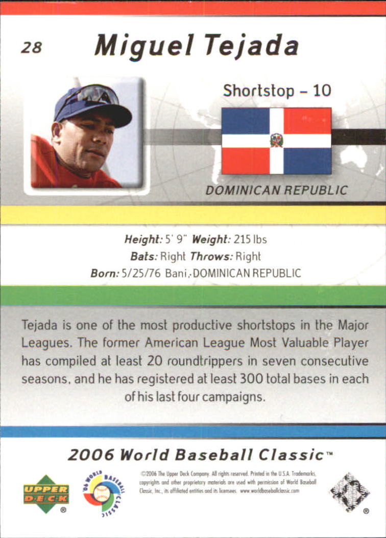 2006 Upper Deck World Baseball Classic Box Set Baseball Card Pick - Picture 45 of 75