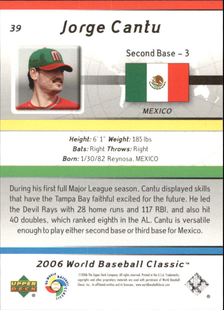 2006 Upper Deck World Baseball Classic Box Set Baseball Card Pick - Picture 59 of 75