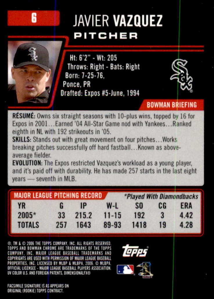 2006 Bowman Chrome Baseball Part 1 - Picture 9 of 412