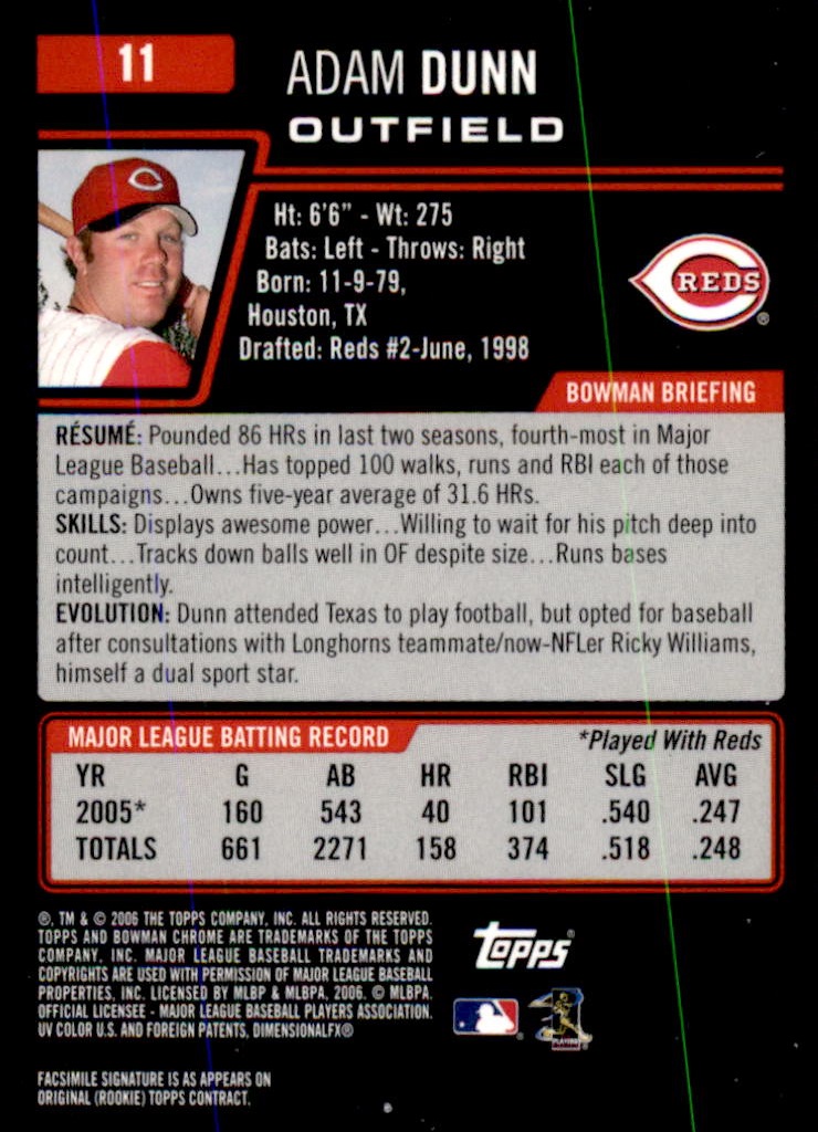 2006 Bowman Chrome Baseball Part 1 - Picture 13 of 412