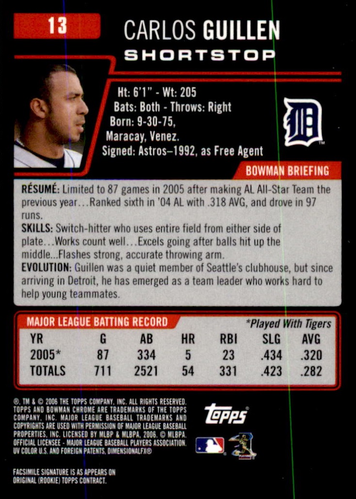 2006 Bowman Chrome Baseball Part 1 - Picture 17 of 412