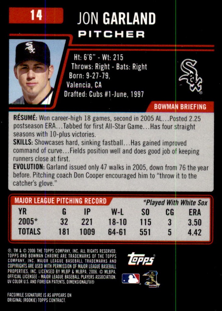 2006 Bowman Chrome Baseball Part 1 - Picture 19 of 412