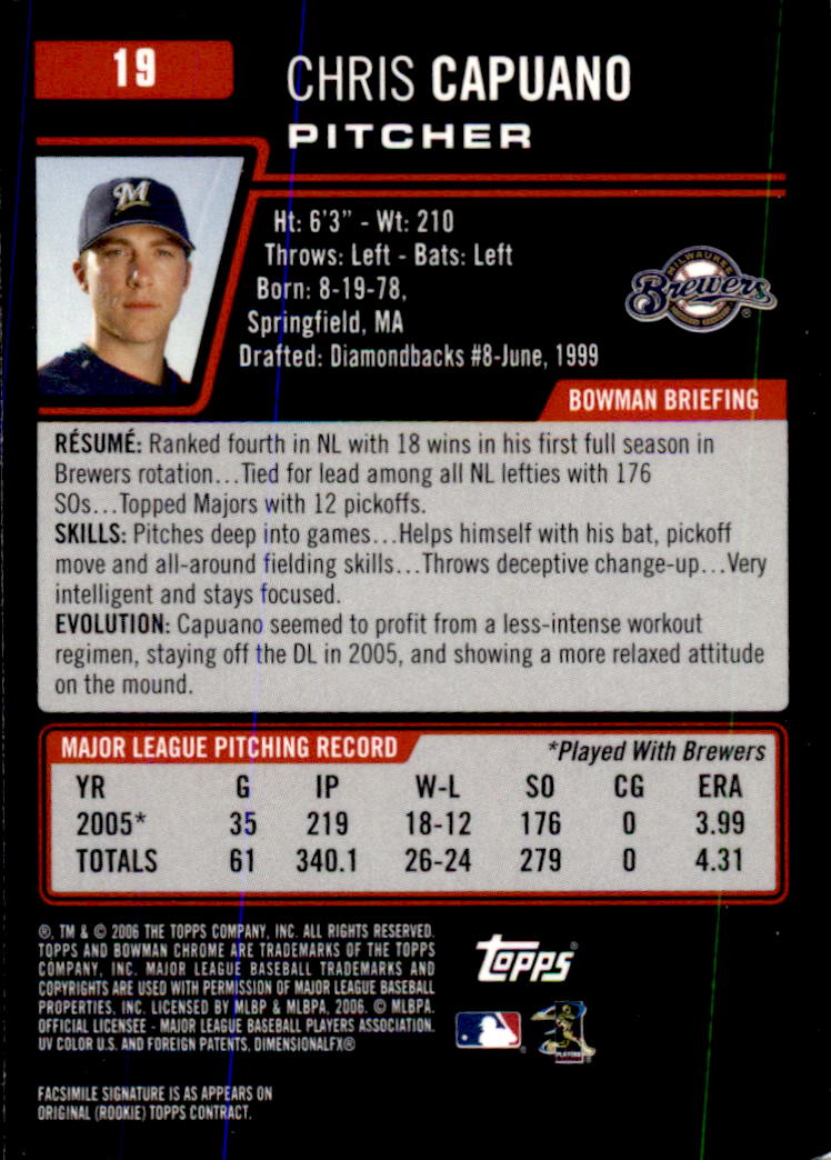 2006 Bowman Chrome Baseball Part 1 - Picture 27 of 412