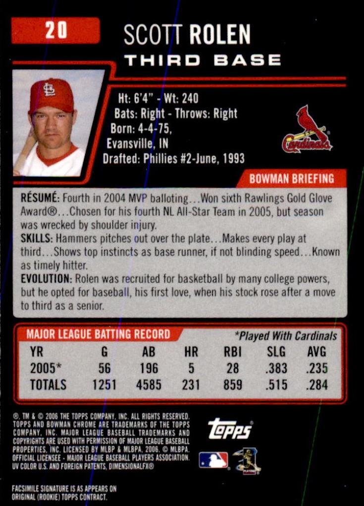 2006 Bowman Chrome Baseball Part 1 - Picture 29 of 412