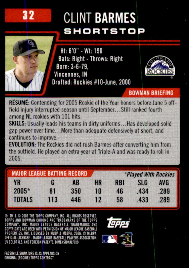 2006 Bowman Chrome Baseball Part 1 - Picture 45 of 412