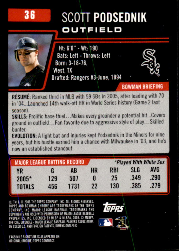 2006 Bowman Chrome Baseball Part 1 - Picture 51 of 412