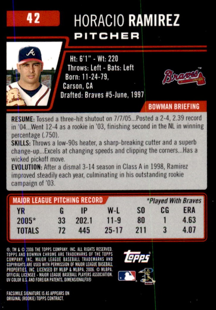 2006 Bowman Chrome Baseball Part 1 - Picture 63 of 412