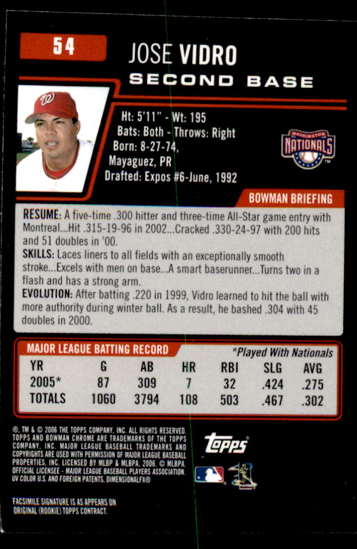 2006 Bowman Chrome Baseball Part 1 - Picture 81 of 412