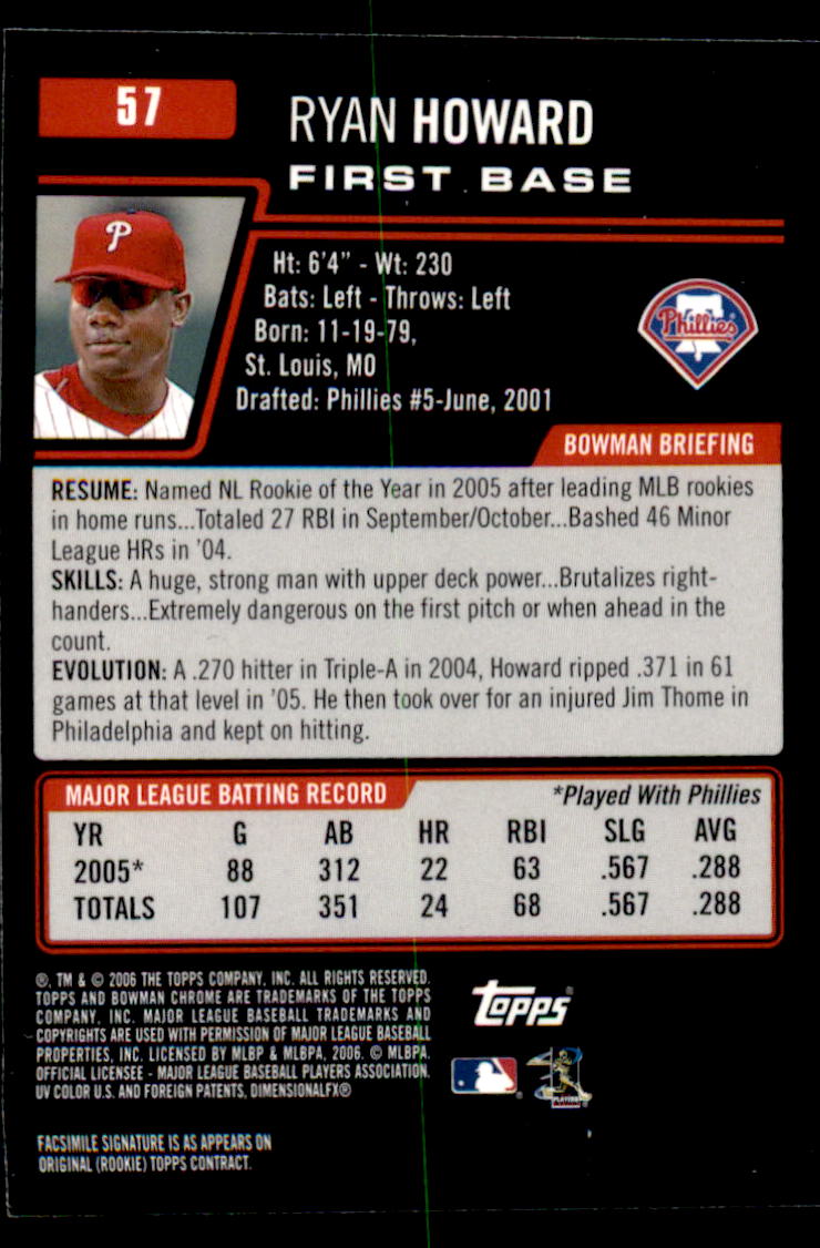 2006 Bowman Chrome Baseball Part 1 - Picture 85 of 412