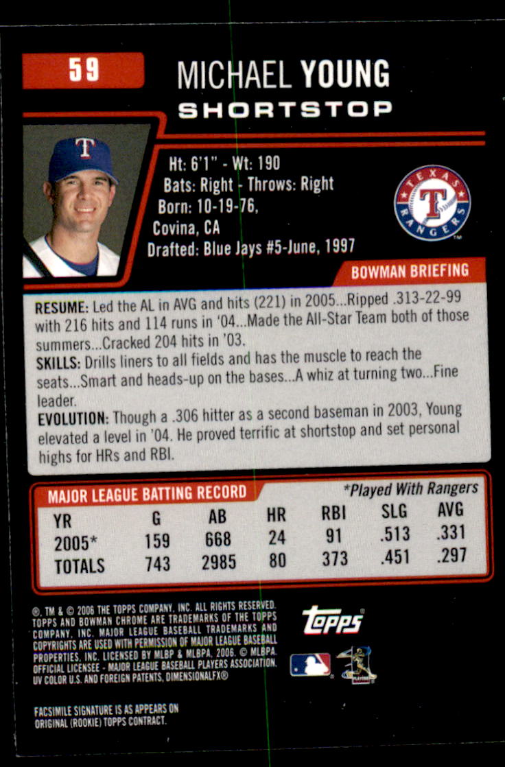 2006 Bowman Chrome Baseball Part 1 - Picture 89 of 412