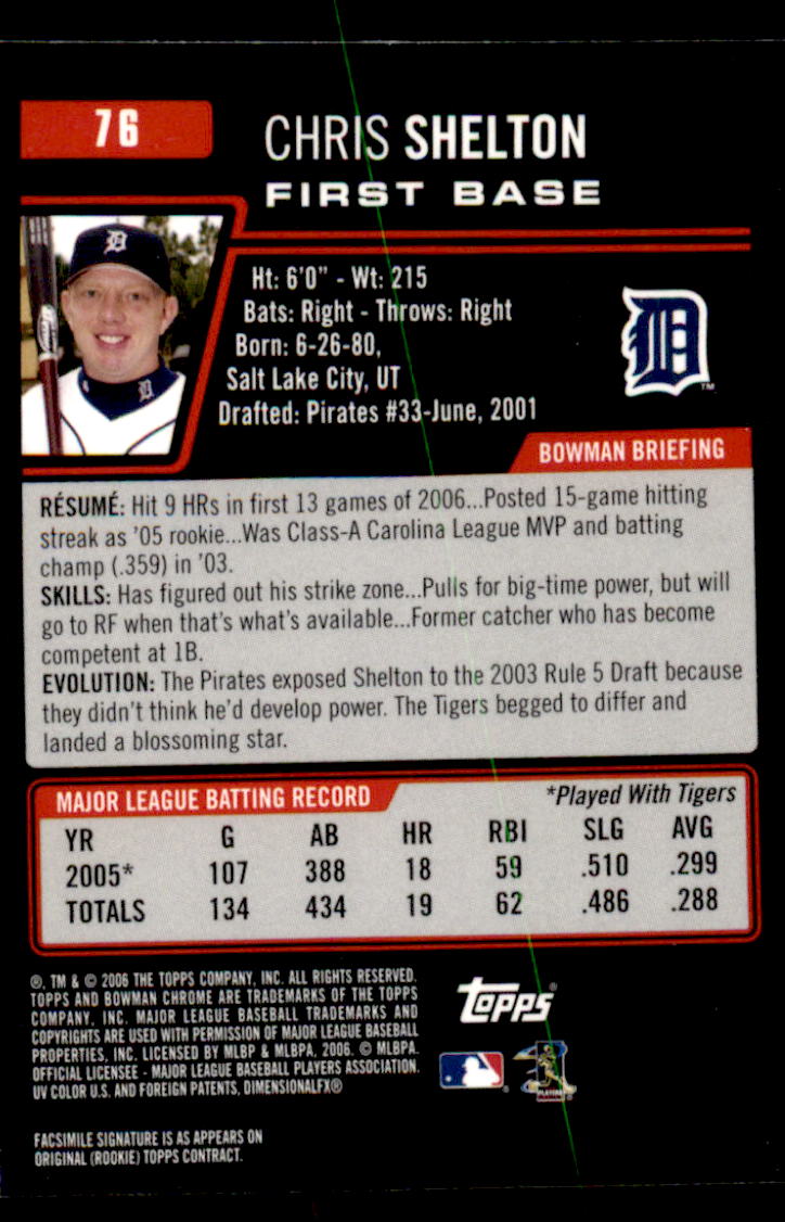 2006 Bowman Chrome Baseball Part 1 - Picture 113 of 412