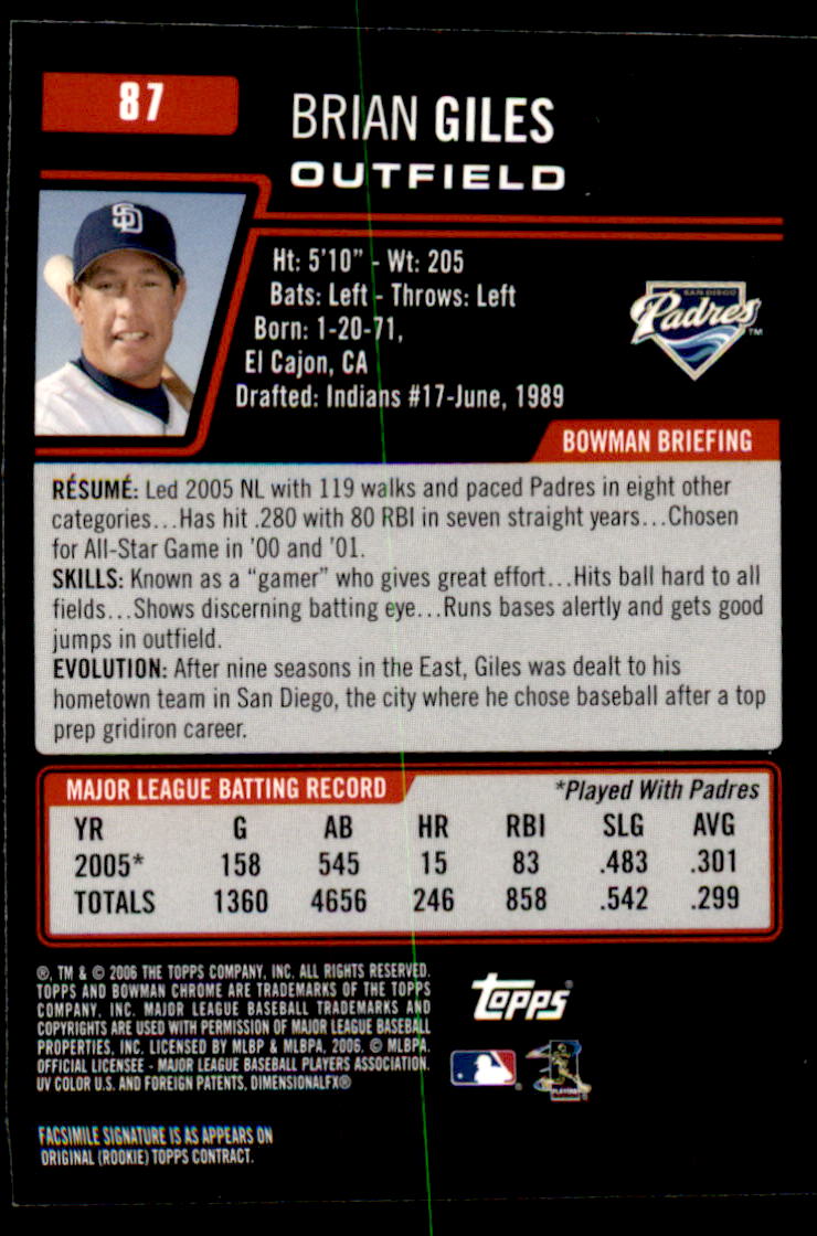 2006 Bowman Chrome Baseball Part 1 - Picture 131 of 412