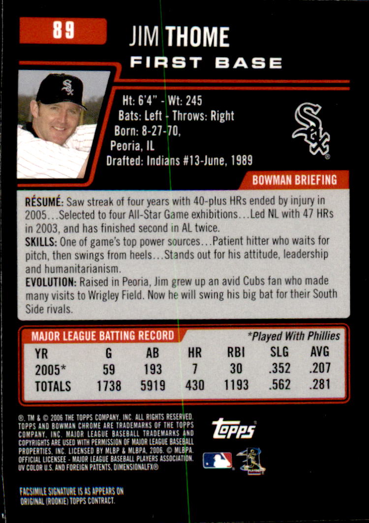 2006 Bowman Chrome Baseball Part 1 - Picture 135 of 412