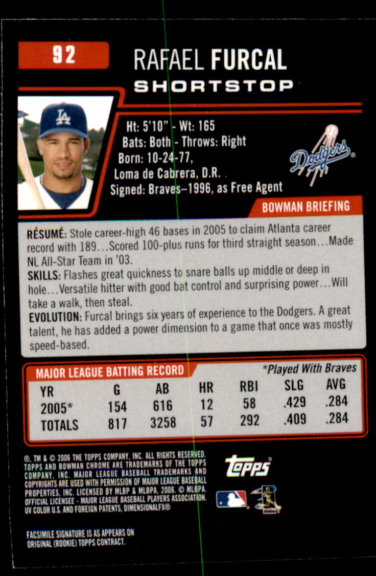 2006 Bowman Chrome Baseball Part 1 - Picture 141 of 412