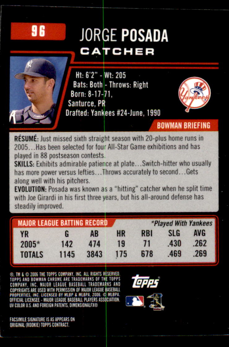 2006 Bowman Chrome Baseball Part 1 - Picture 149 of 412