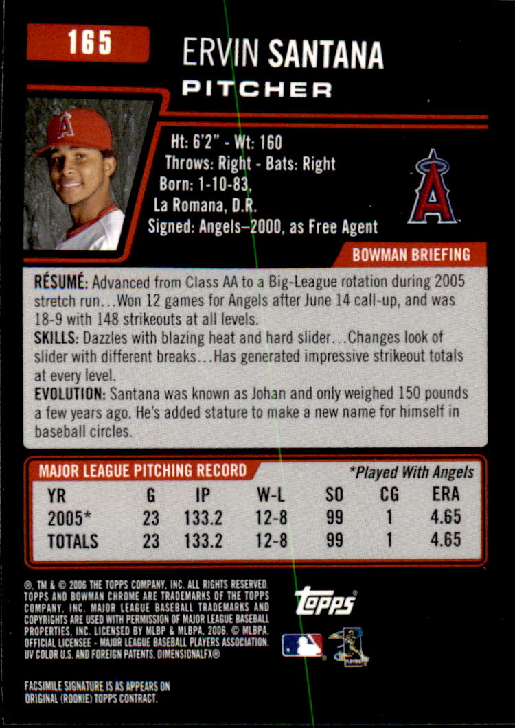 2006 Bowman Chrome Baseball Part 1 - Picture 252 of 412