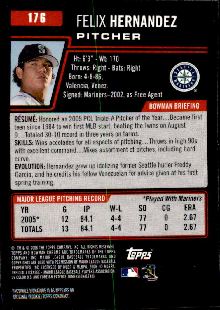 2006 Bowman Chrome Baseball Part 1 - Picture 268 of 412