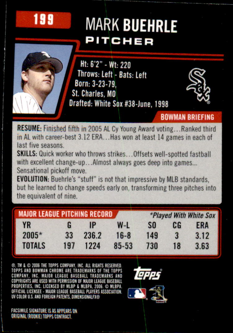 2006 Bowman Chrome Baseball Part 1 - Picture 300 of 412