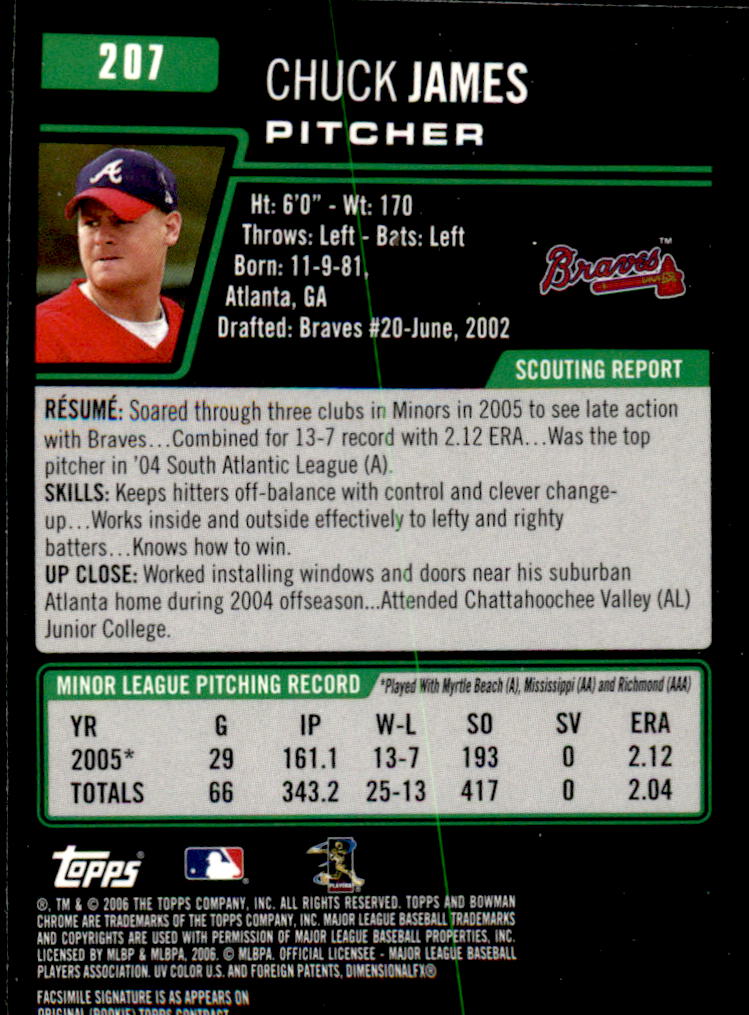 2006 Bowman Chrome Baseball Part 1 - Picture 312 of 412