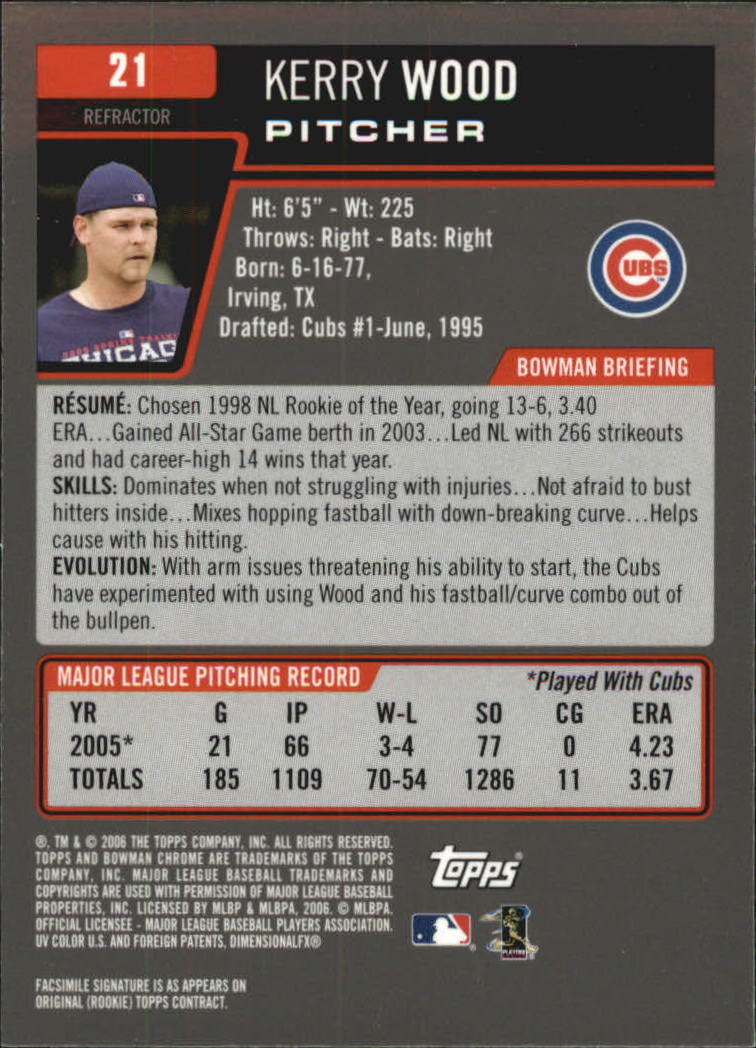 2006 Bowman Chrome Baseball Part 1 - Picture 344 of 412