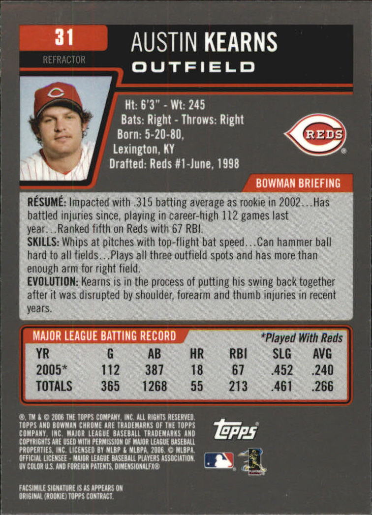 2006 Bowman Chrome Baseball Part 1 - Picture 346 of 412