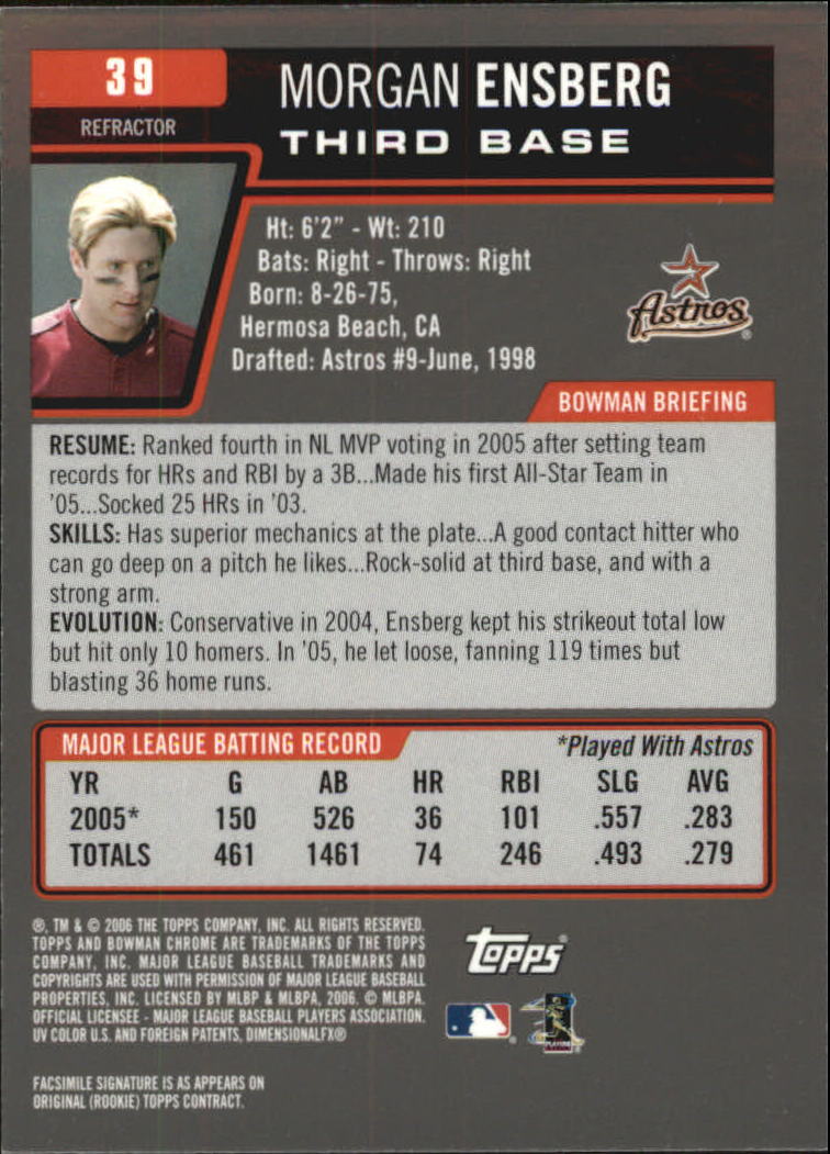 2006 Bowman Chrome Baseball Part 1 - Picture 354 of 412