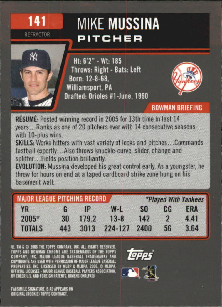 2006 Bowman Chrome Baseball Part 1 - Picture 386 of 412