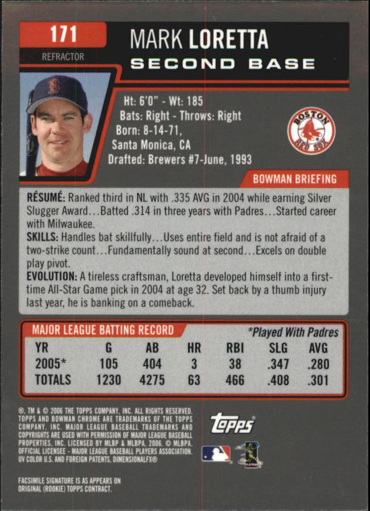2006 Bowman Chrome Baseball Part 1 - Picture 400 of 412
