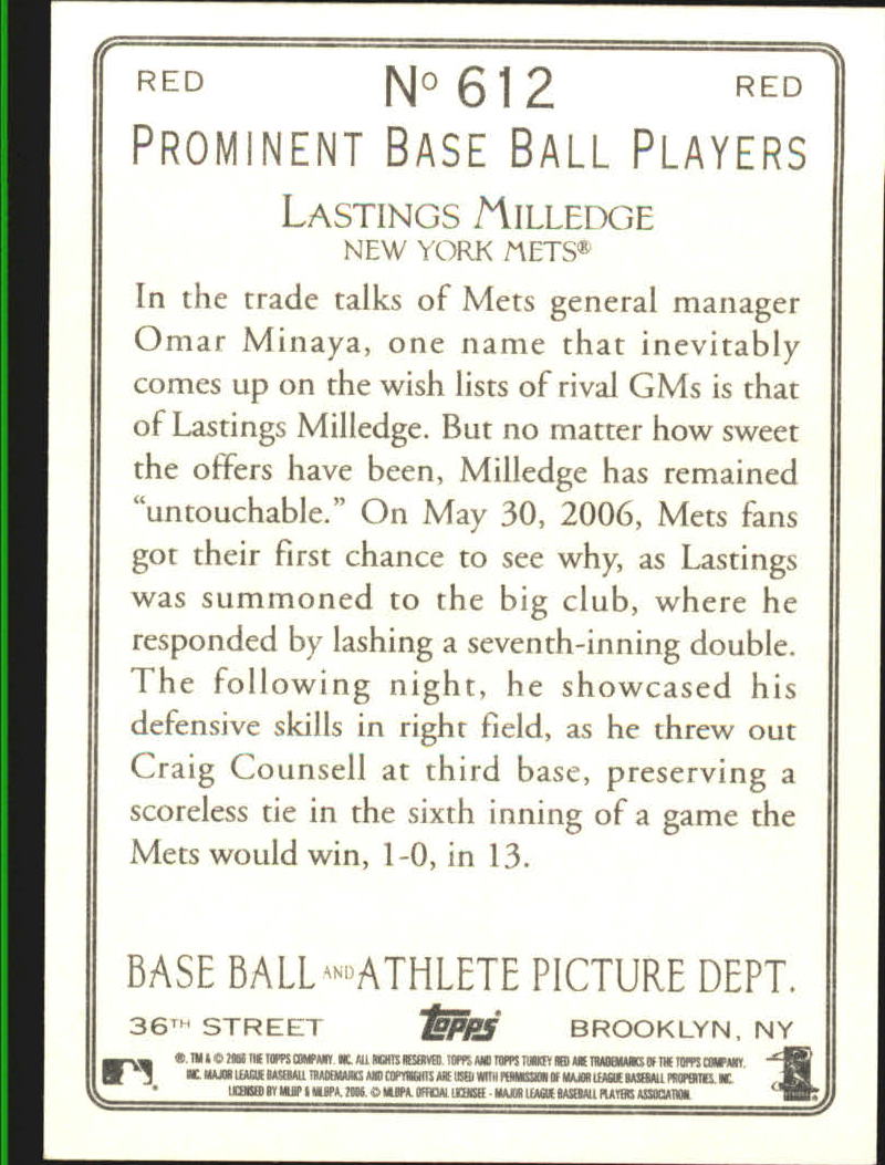 2006 Topps Turkey Red Baseball Part 3 - Picture 7 of 117